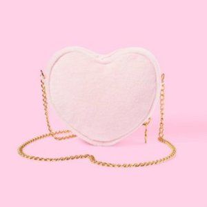 Stoney Clover Lane x Target Light Pink - Terry Cloth Heart Crossbody Bag